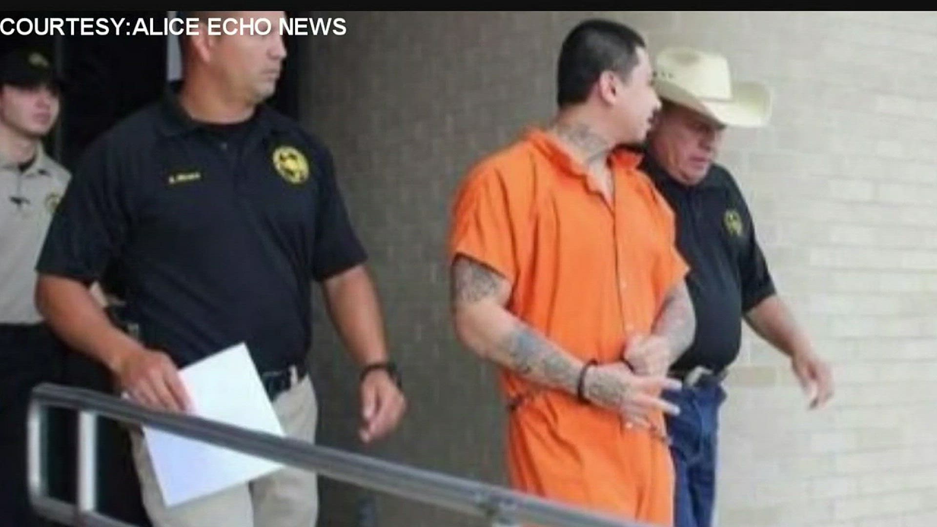 Rene Villagran, a murder suspect out of Jim Wells County, was taken into custody Friday.