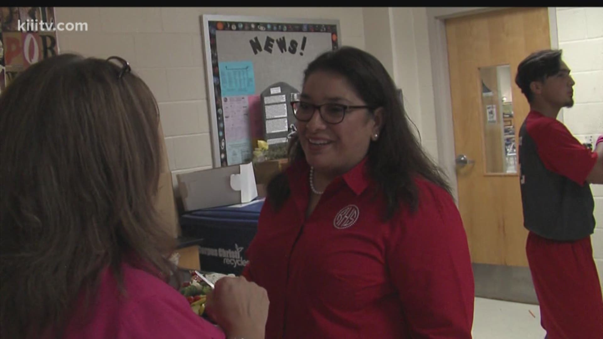 Students at Ray High School have a new principal to look up to as their former principal moves districts.
