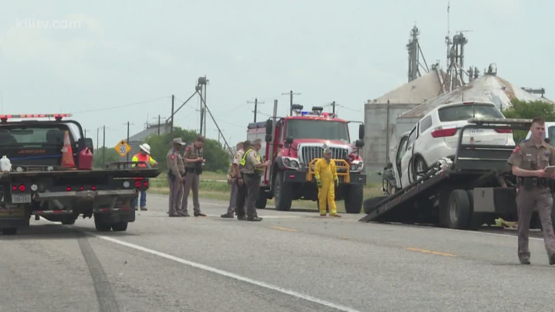 The San Patricio County Sheriff's Office and Department of Public Safety troopers were called to Highway 359 near Tynan, Texas, Thursday morning after a fatal two-vehicle collision.