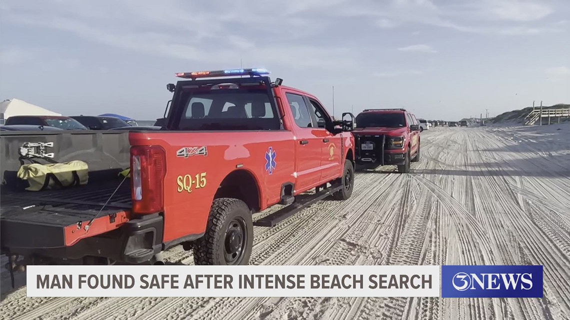 Man found safe after intense beach search | kiiitv.com