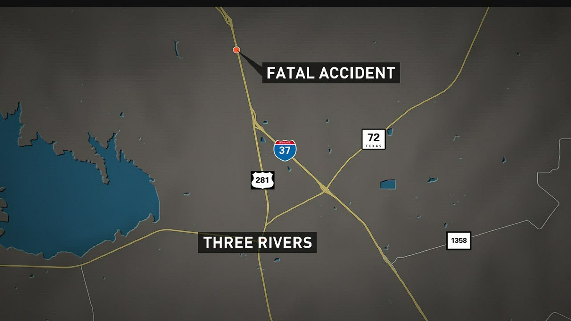 A Corpus Christi woman was struck and killed early Sunday morning while walking on the side of the road along I-37, about three miles north of Three Rivers in Live Oak County.