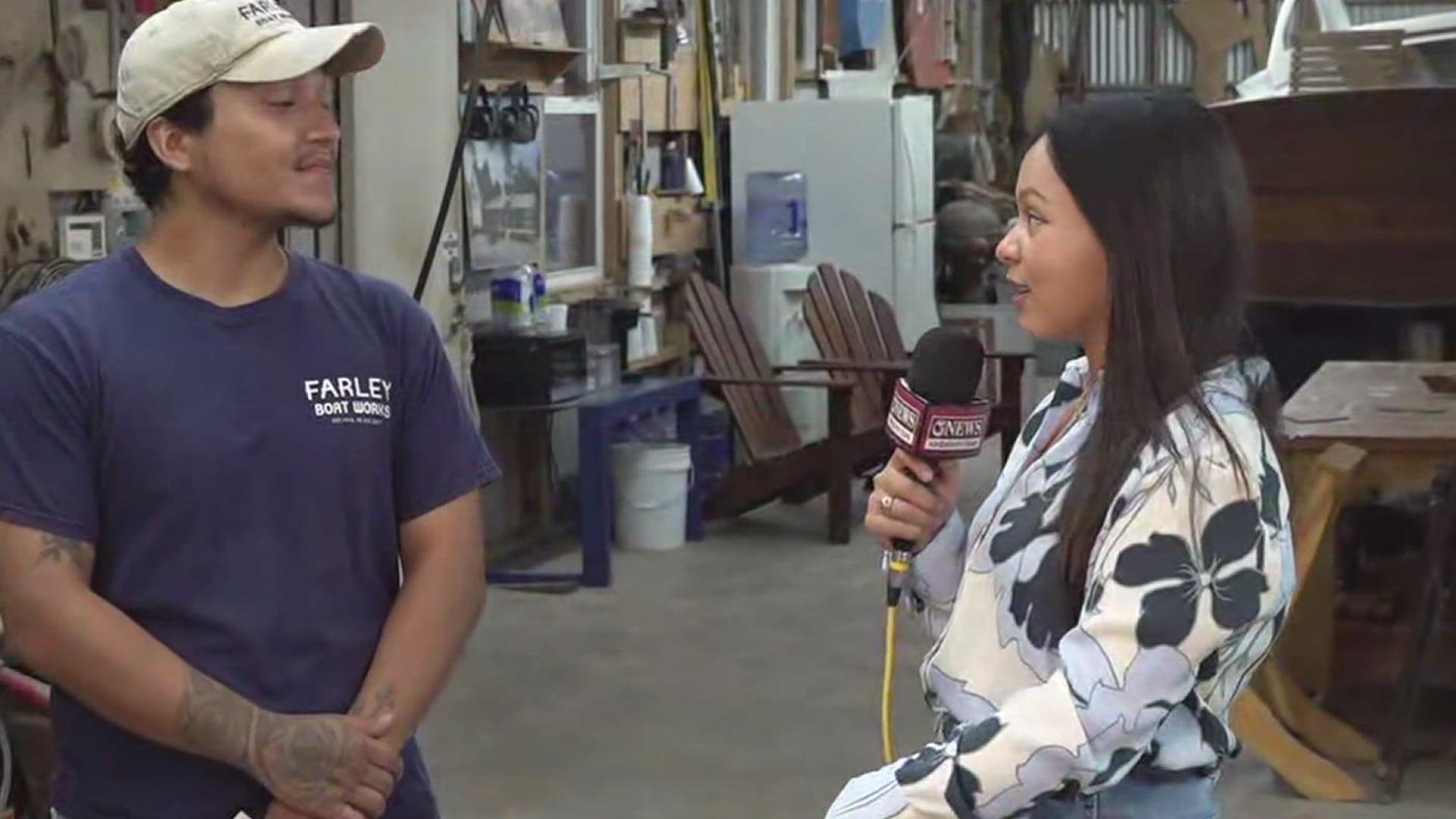 Farley Boat Works first opened back in 1915. Now, the Farley family continues the tradition of teaching and making boats for South Texas fishing families.