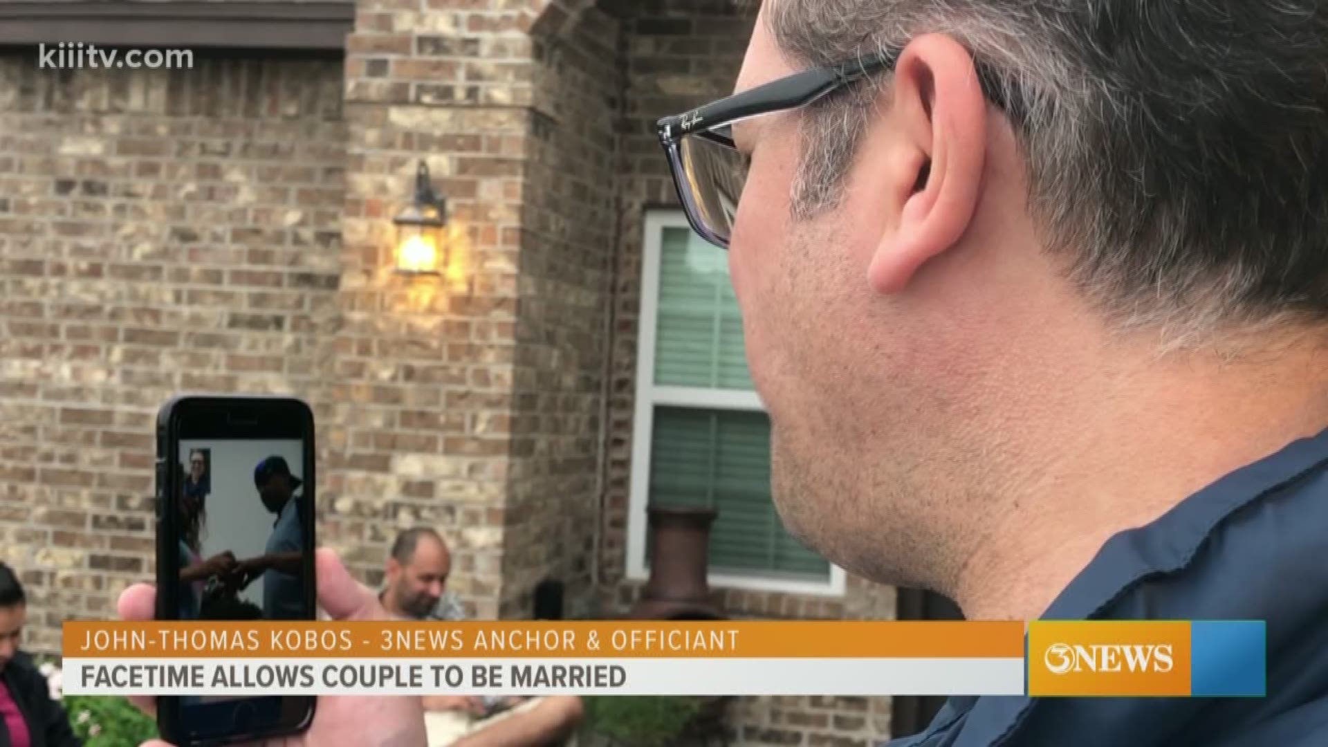 Congrats to the Seguras on their 'I dos'. Thanks to coronavirus they were forced to FaceTime with their officiant... 3News anchor John-Thomas Kobos to seal the deal.