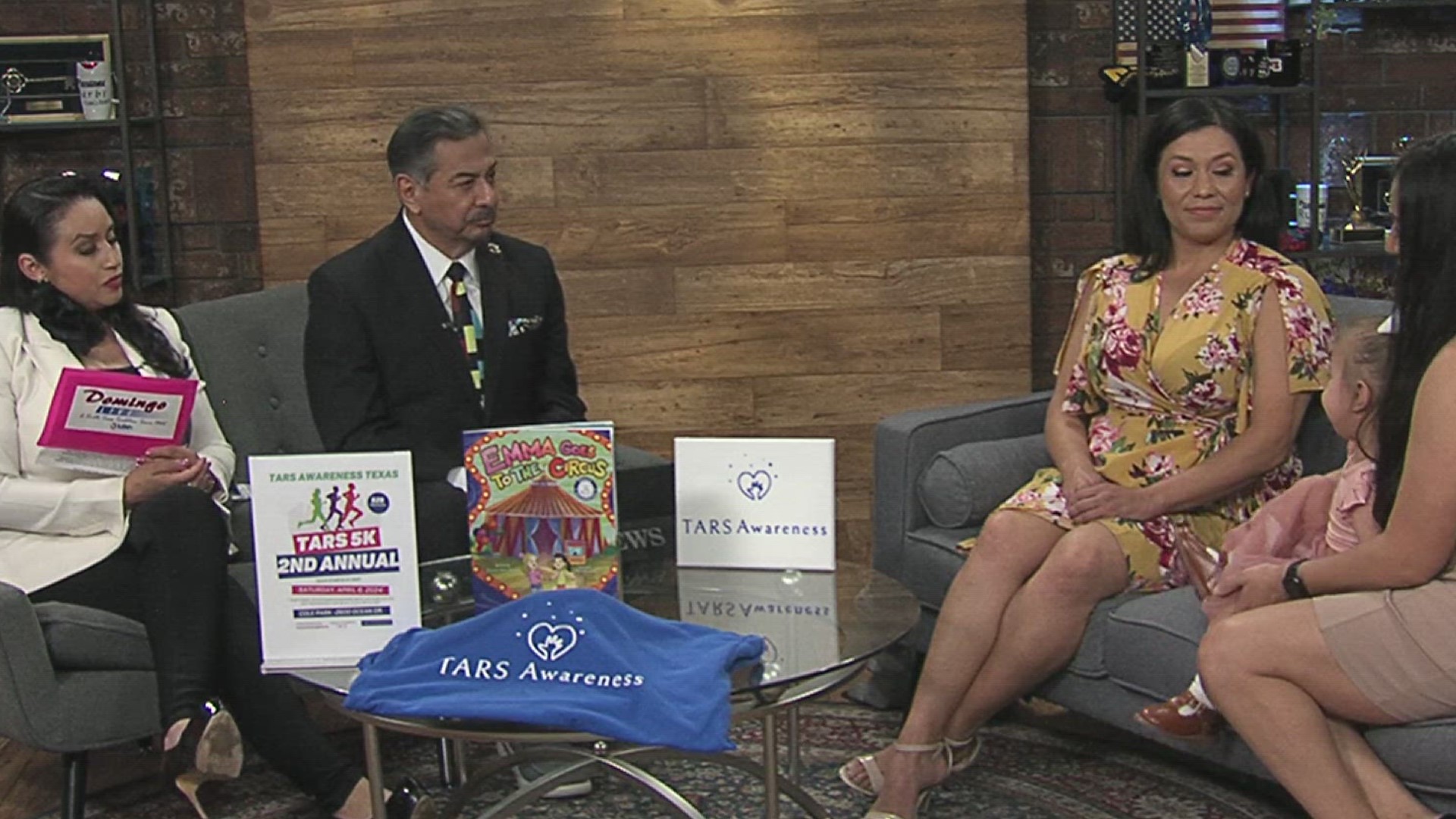 TARS Texas visited us on Domingo Live to talk about their first children's book and their upcoming TARS awareness 5K race.