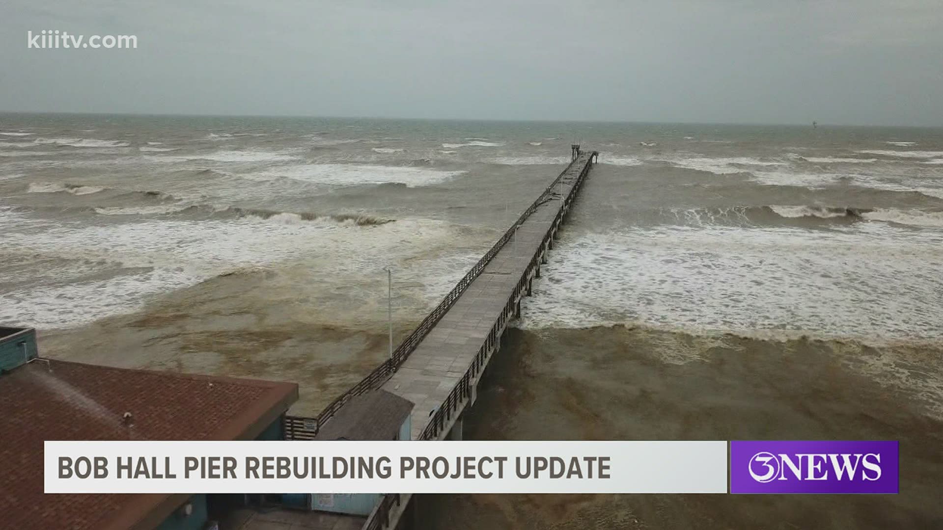 The pier was severely damaged during Hurricane Hanna. The new pier could be finished as early as 2023.