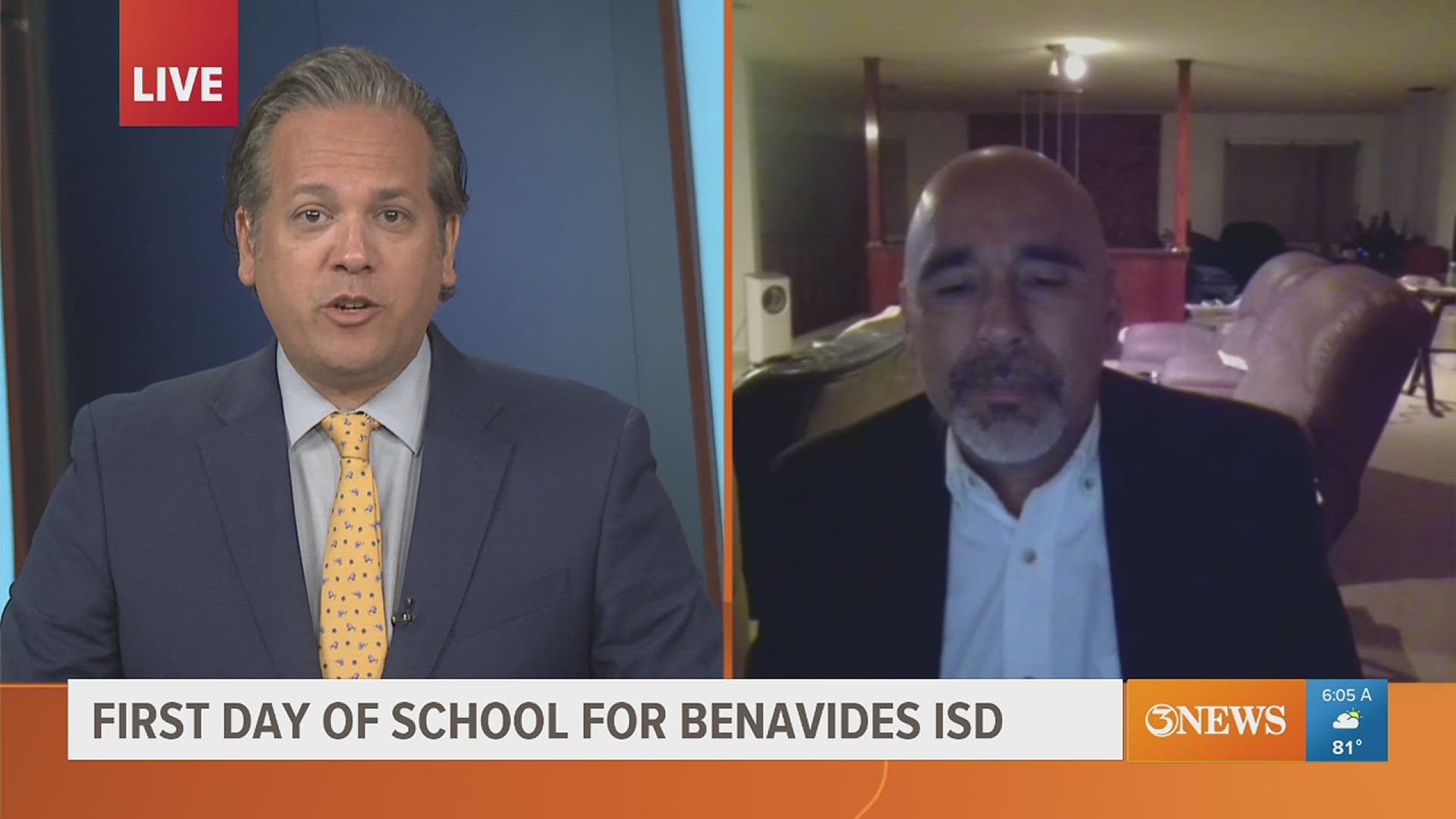 Hallways will be filled with kids again Wednesday morning at Benavides ISD.