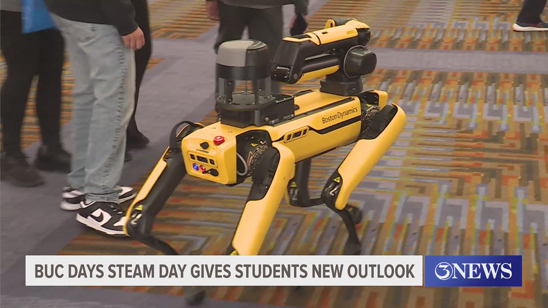 This is the first year the event has been held as part of the Buc Days STEAM expo at the American Bank Center.