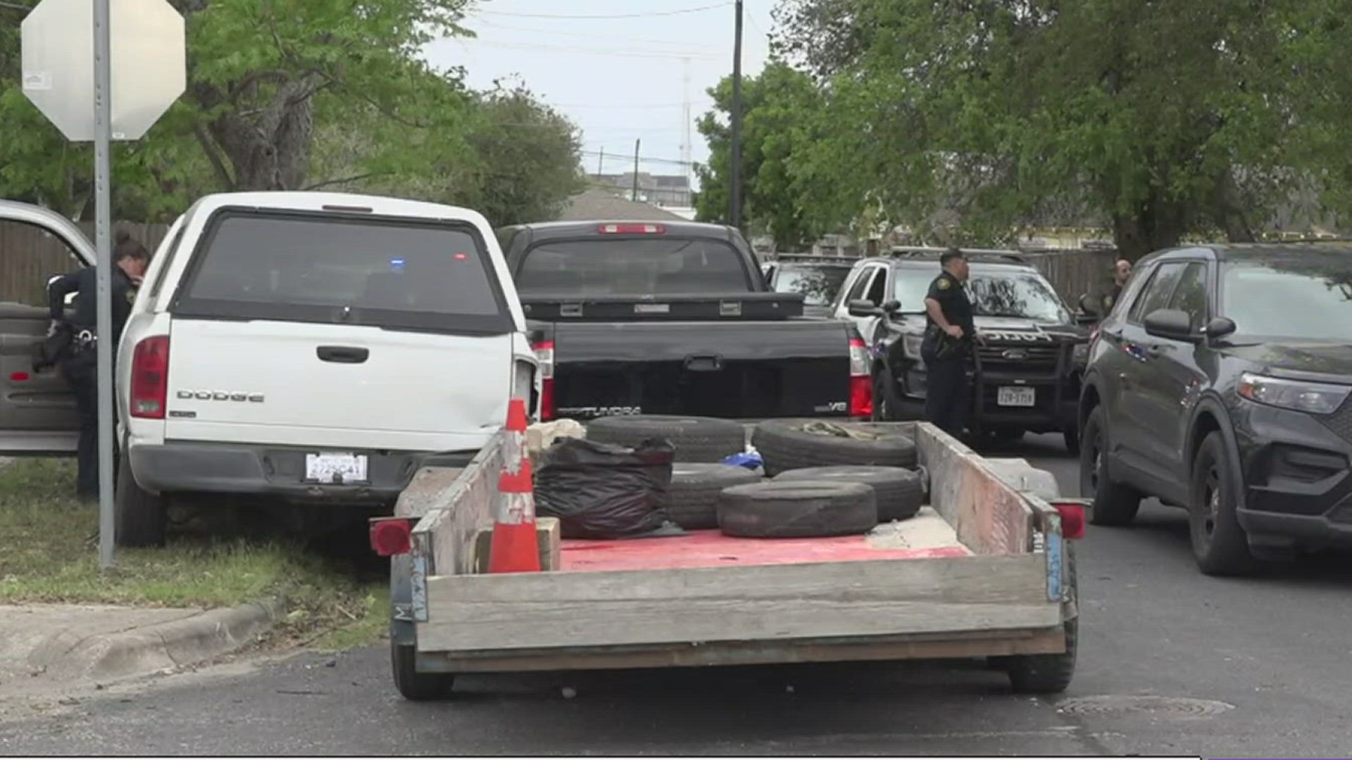 The Corpus Christi Police Department spent part of the afternoon trying to catch a sleepy driver.