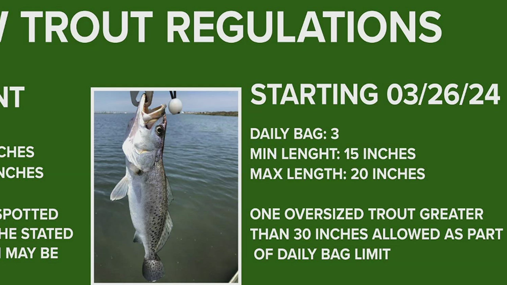 Beginning next Tuesday, the daily bag limit will decrease from five per day to just three.