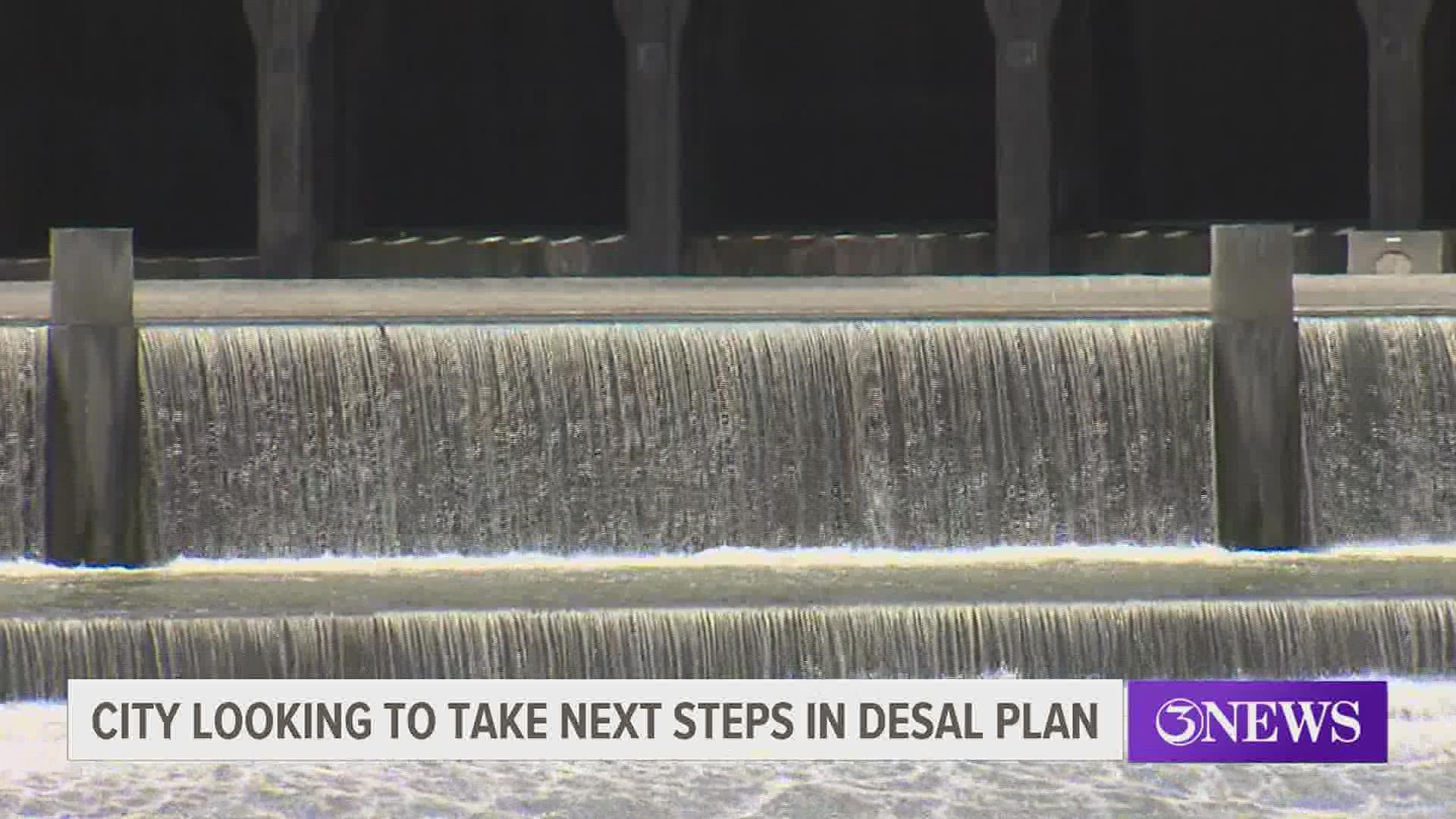 City leaders are anxious to get the proposed $200 million desal plant project started.