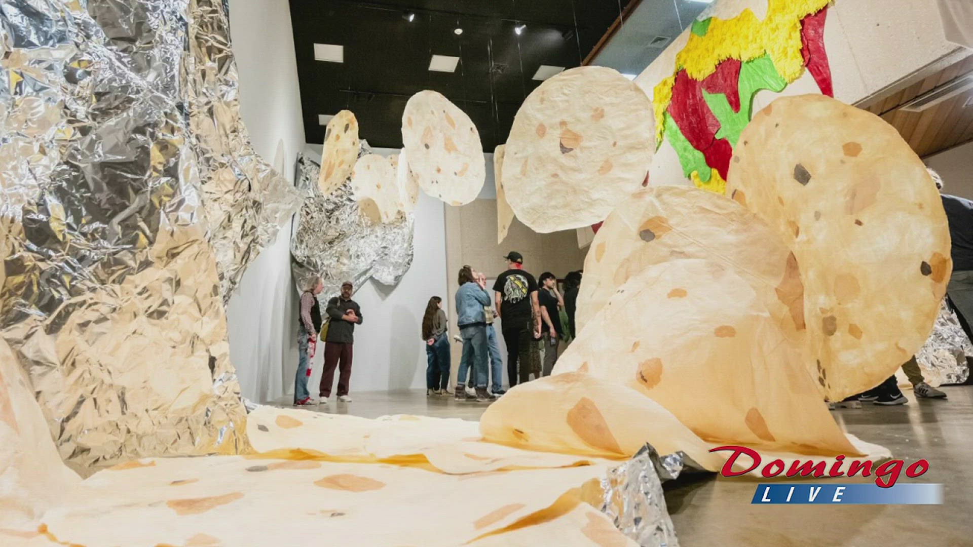 TAMU-CC's Weil Gallery will display the "Body of Us" giant tortilla art installation every day this week until Friday, Mar. 25.