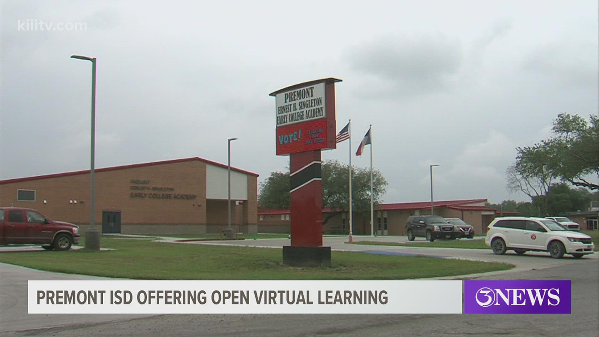 Premont ISD is an open district and it can allow out of district children to attend its classes.