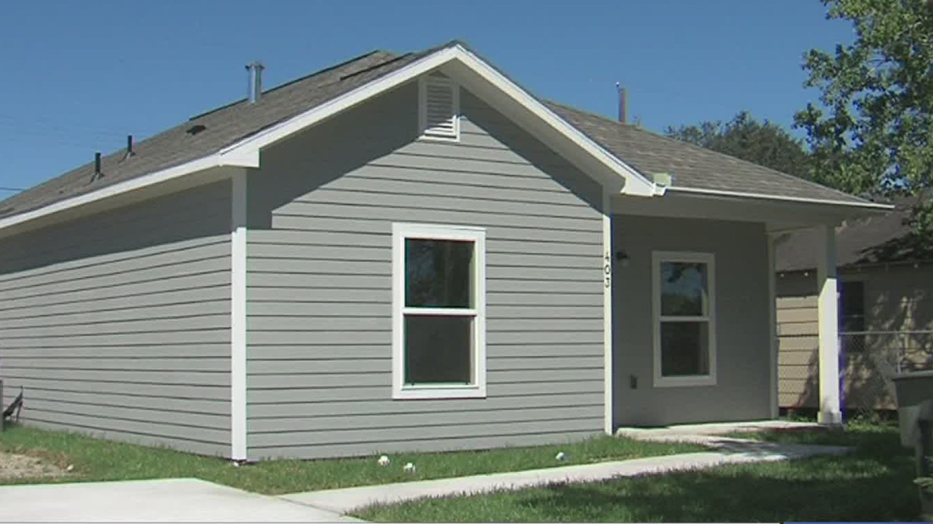 With the help of the community and filling out the right applications, the Texas General Land Office granted her money for a brand new house.