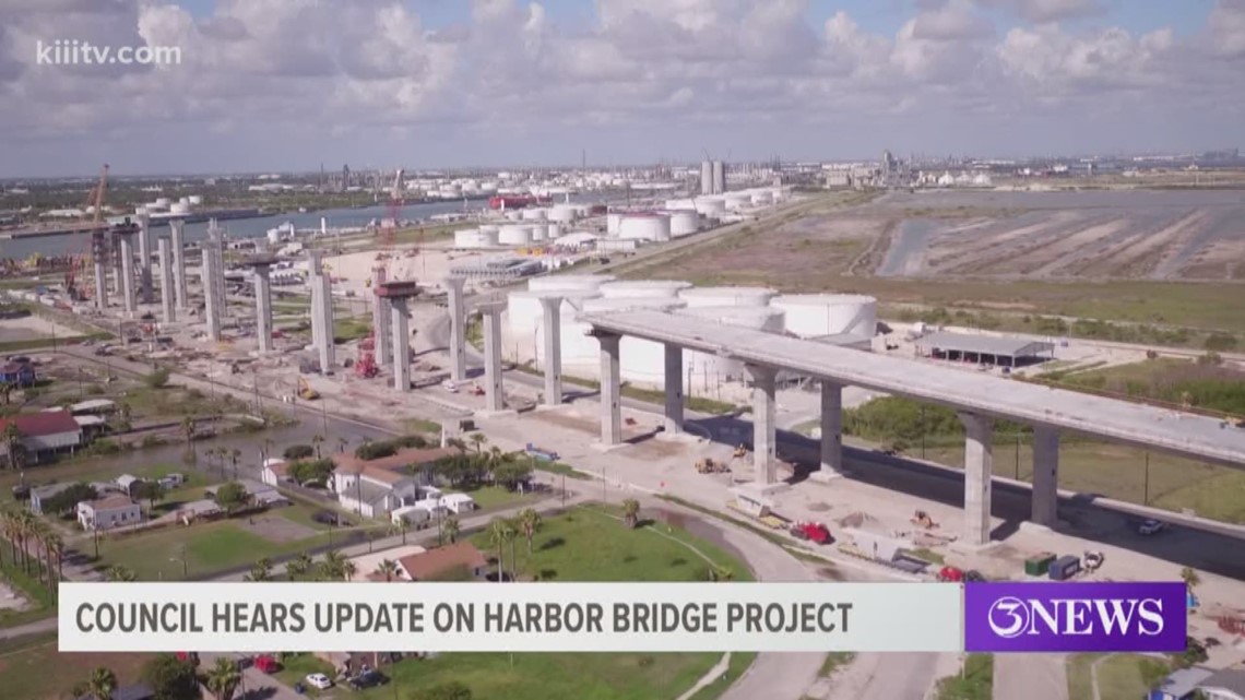 Corpus Christi City Council hear update on the new Harbor Bridge