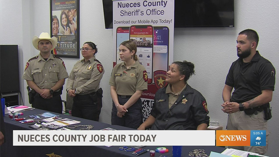 Nueces County Sheriff's Office hosting job fair Monday