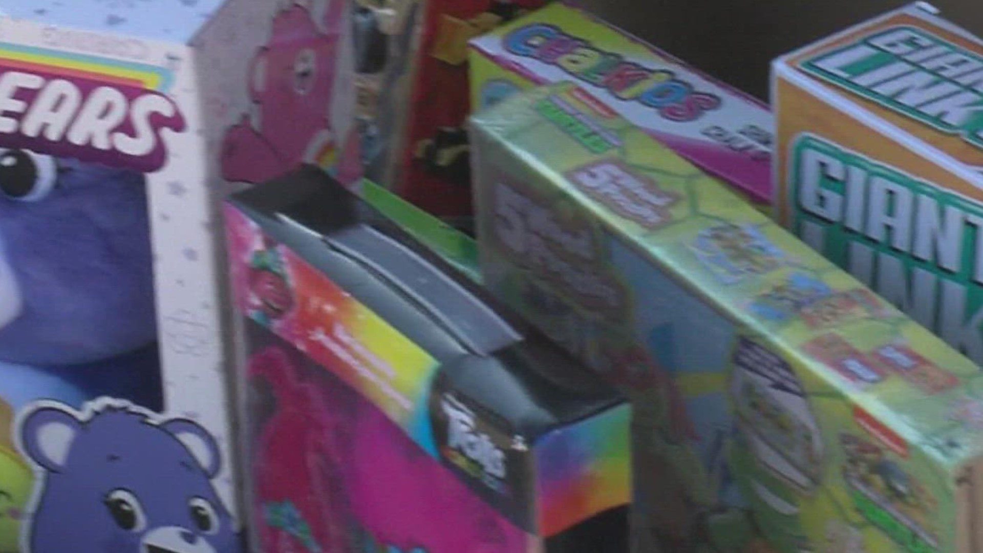 On Sunday, the organizations teamed up and collected hundreds of toys for kids in need.