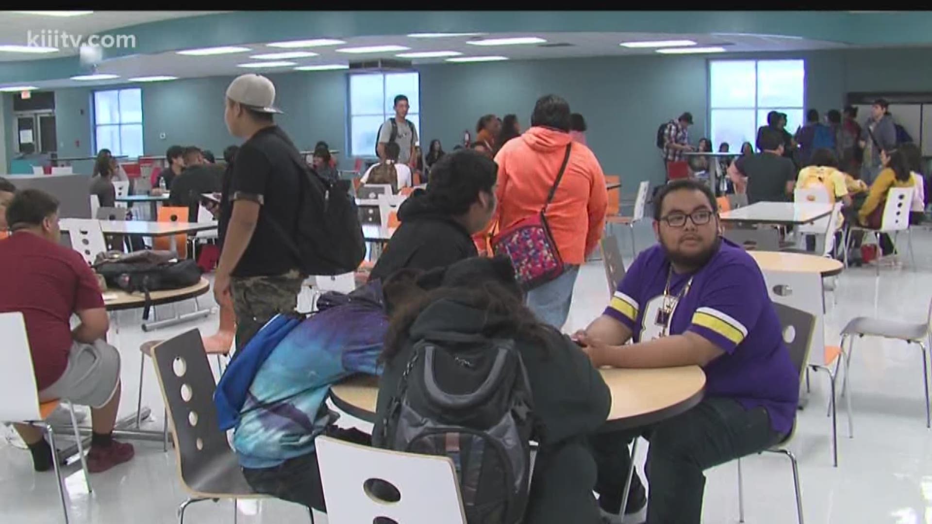 Students in Robstown were excited Monday morning to unveil their new Early College High School.