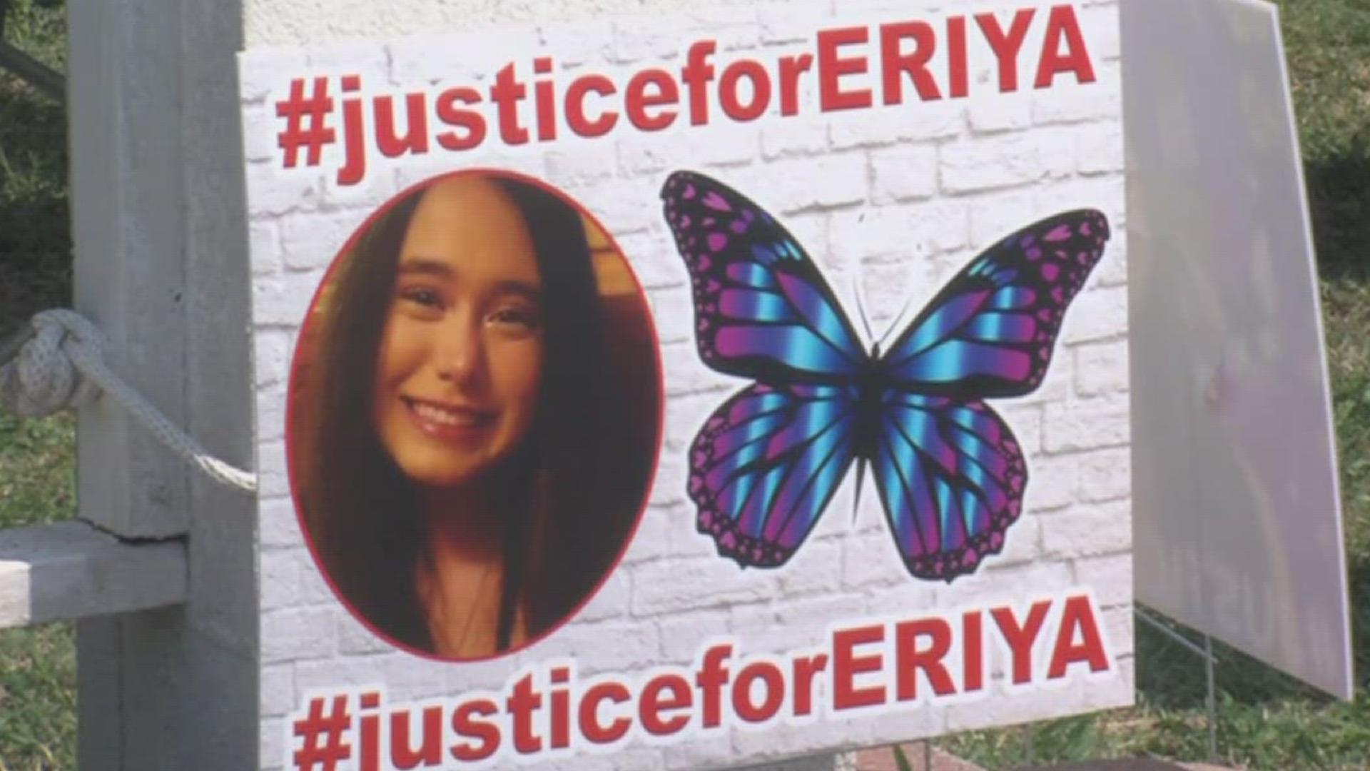 Sunday marks one year since 15-year-old Eriya Ruiz was stabbed by her boyfriend a year ago on Pennine Way.