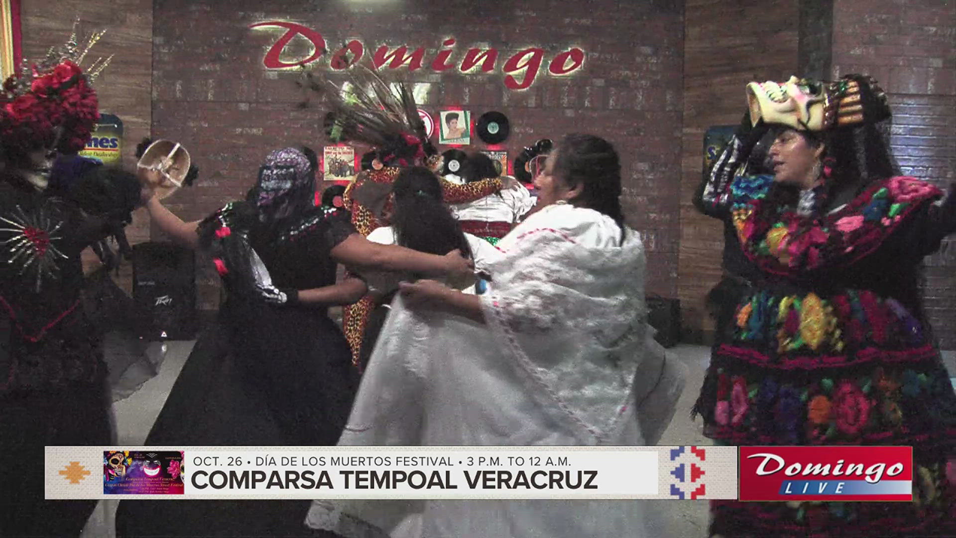 Comparsa Tempoal Veracruz joined us to perform "El Exito" on Domingo Live.