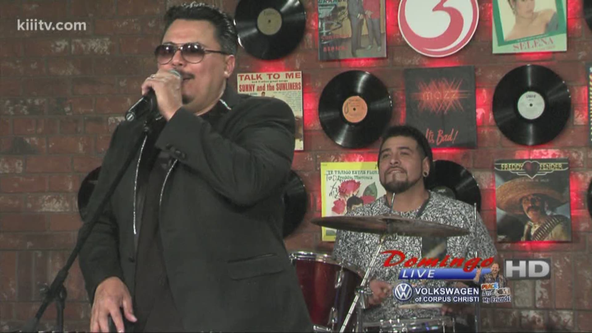 Rick Fuentes And The Brown Express performing "Rayito De Luna" on Domingo Live.