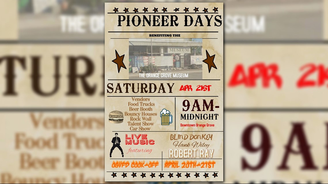Celebrate 100 years of history at Orange Grove Pioneer Days | kiiitv.com