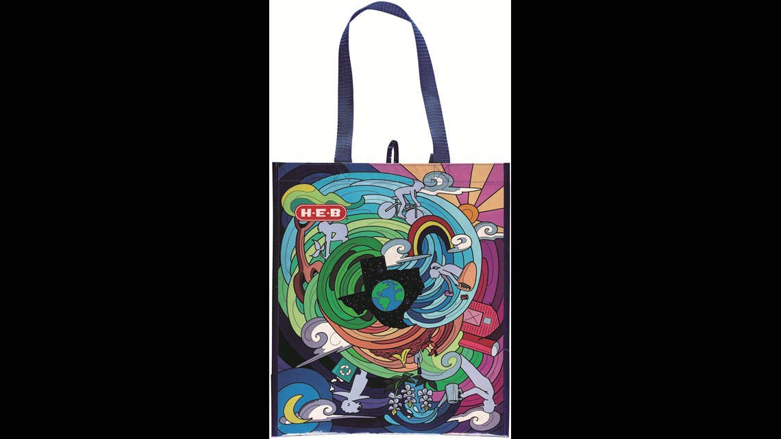 Meet the artist behind HEB's Earth Day bag