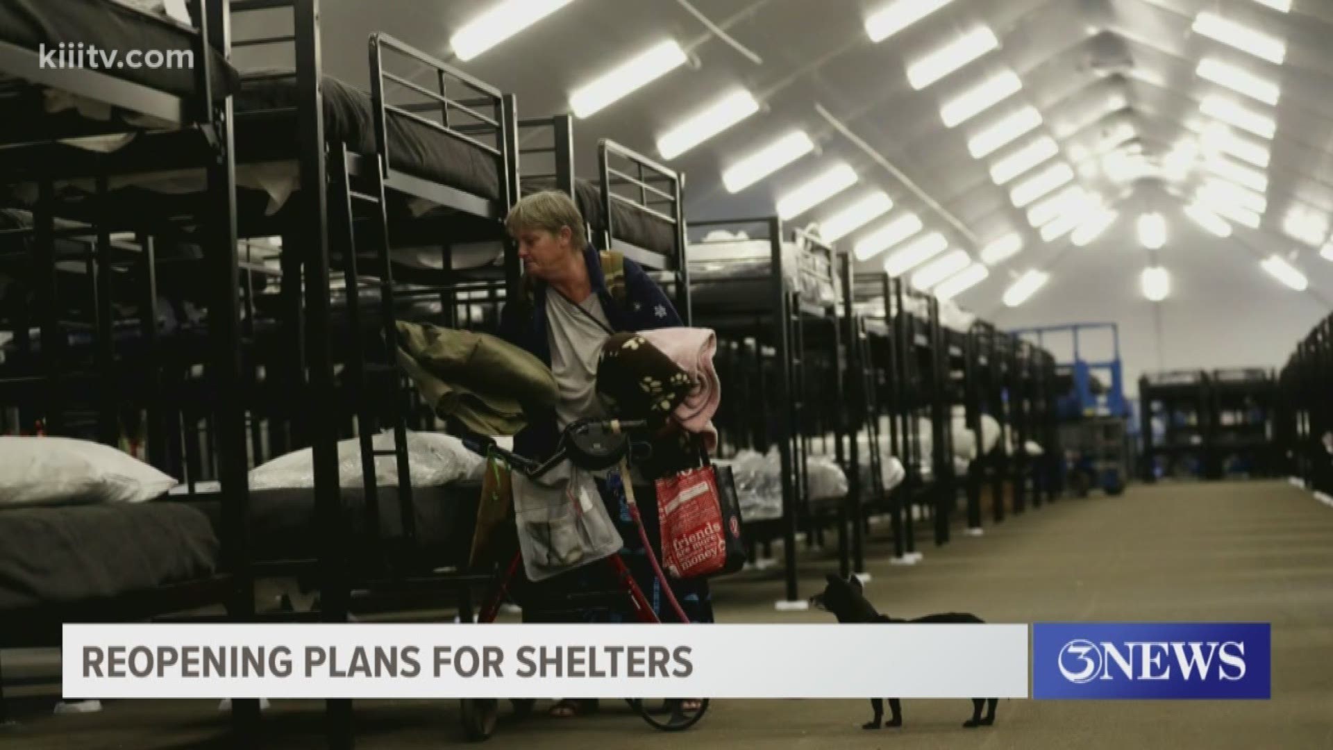Reopening plans for homeless shelters in Corpus Christi