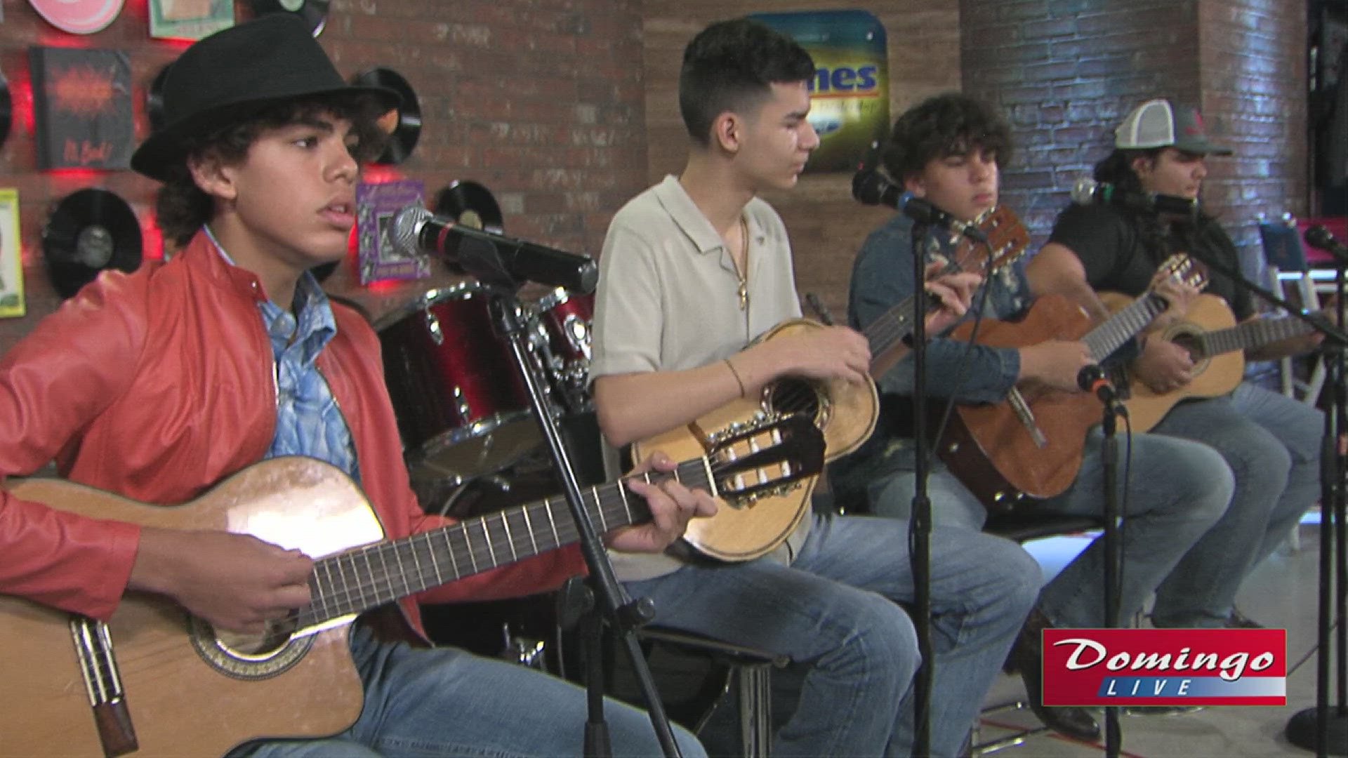 Los Heartbreakers from Alice, Tx, joined us on Domingo Live to celebrate Mother's Day by sharing their all-state mariachi skills with their cover of "Somos Novios.