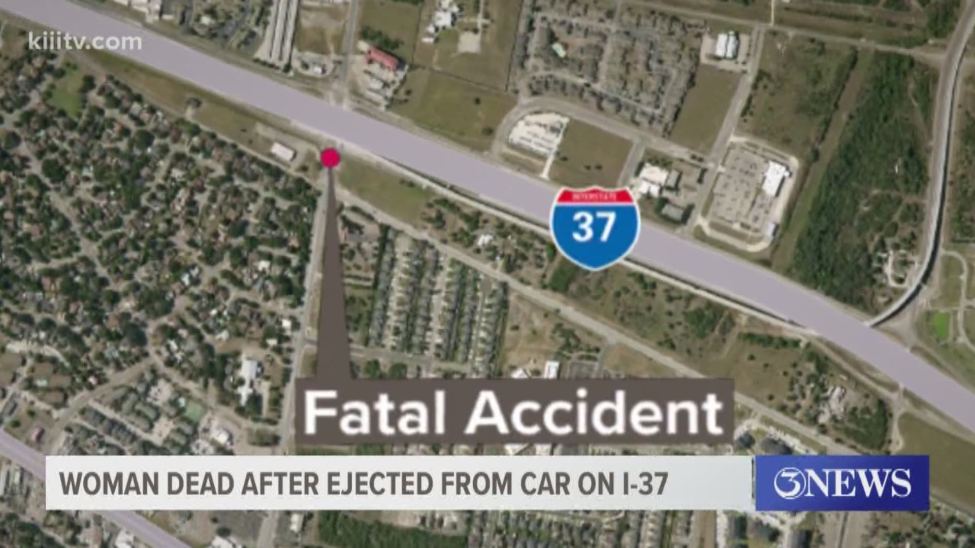 A 24-year old woman is dead after being hit by a vehicle on I-37 Saturday afternoon.