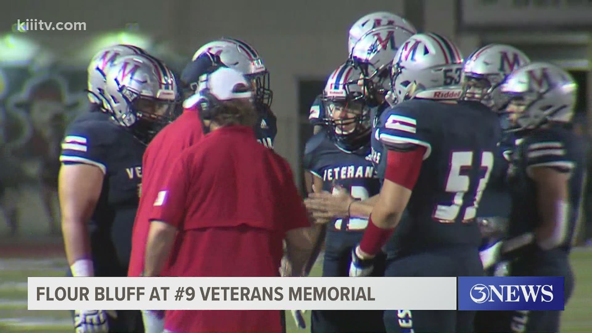 Veterans Memorial pulled away from Flour Bluff late 34-17; Ray falls to Victoria East 42-24; Refugio moves on past Flatonia 55-6