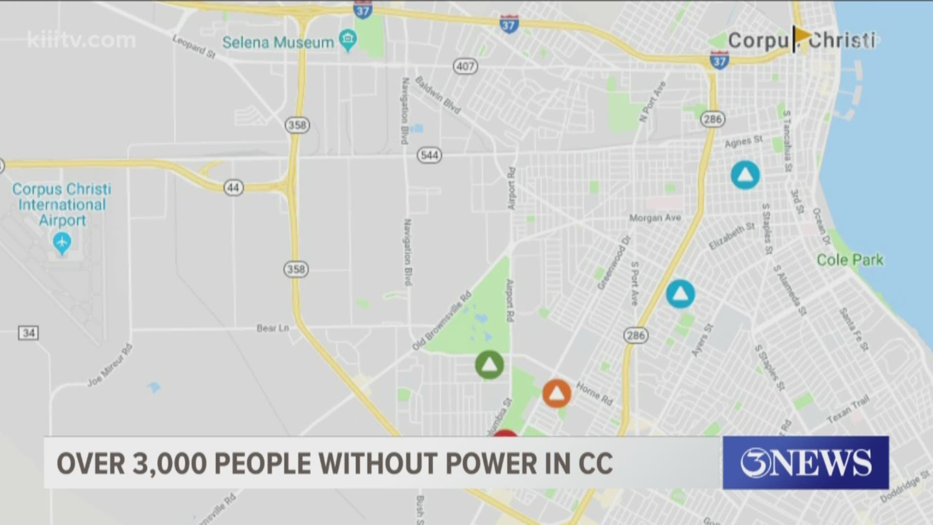 Power outage in Corpus Christi affects 3,209 customers  kiiitv.com