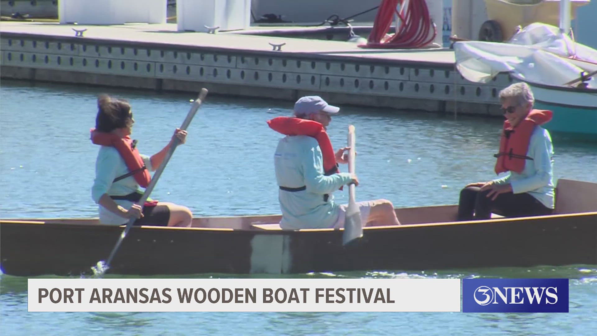 The festival featured all types of wooden boats on display as well as teams building boats to test on the water. 