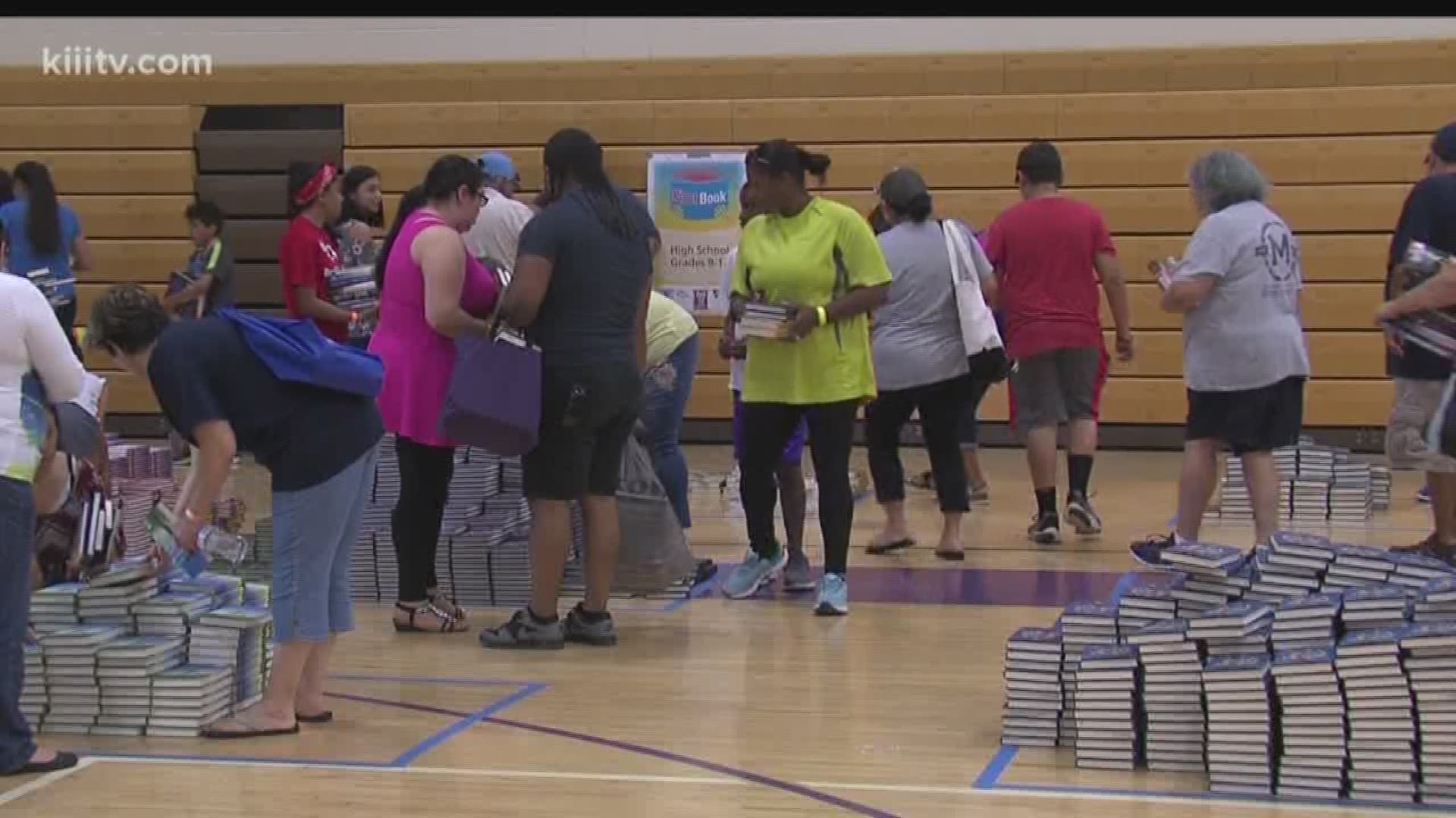 Miller High School hosting reading event open to the public. 40,000 books were up for grabs all for free!