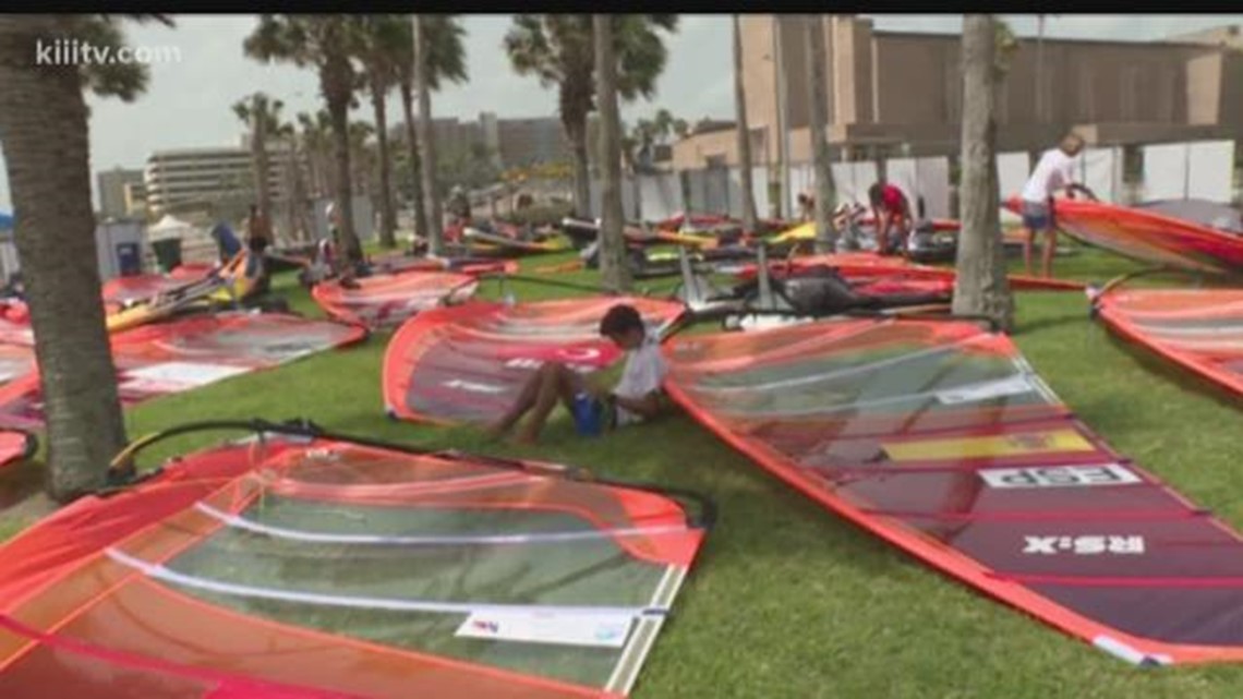 Competitors set sail in Corpus Christi Bay for Youth Sailing World