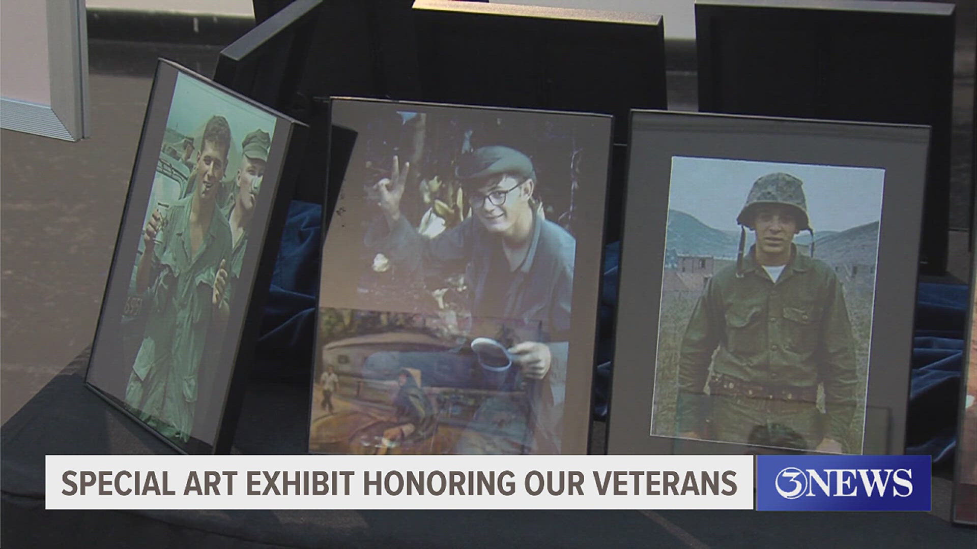 You can find the art exhibit titled, "Veterans in Focus" at the Art Center of Corpus Christi. It will be on display until Nov. 30.