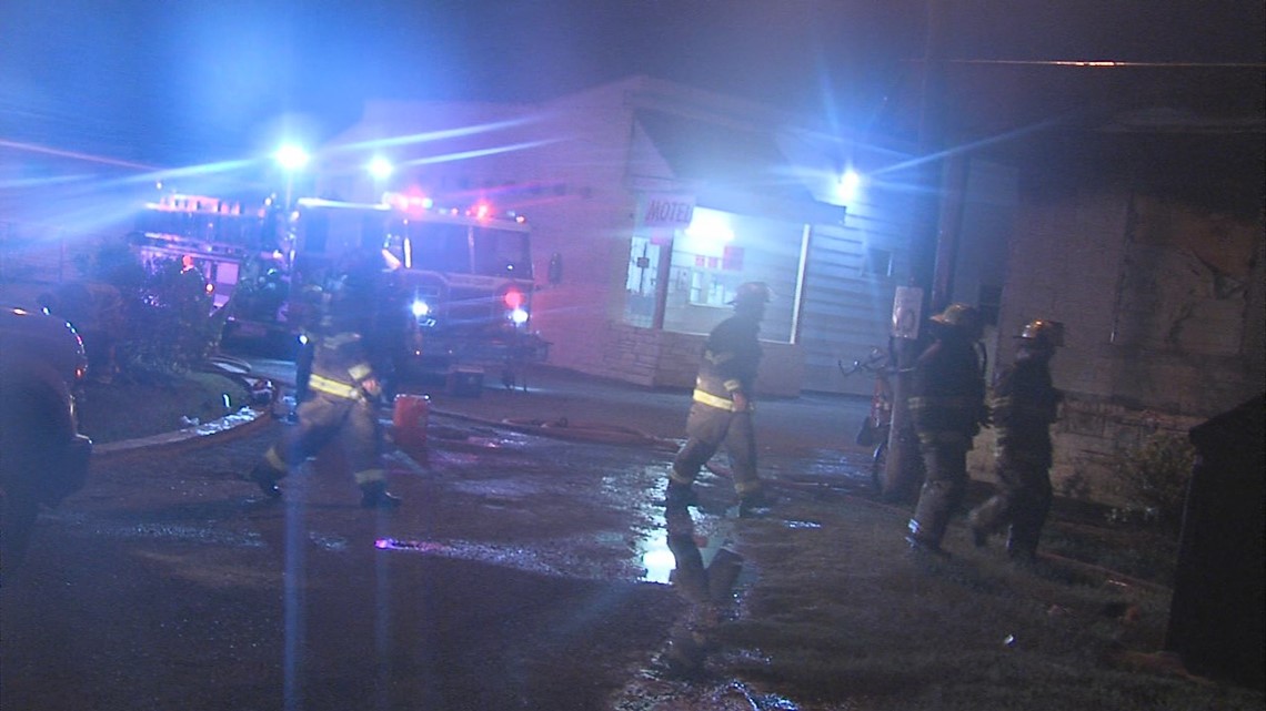 Corpus Christi Firefighters respond to a fire at the Cactus Motel ...