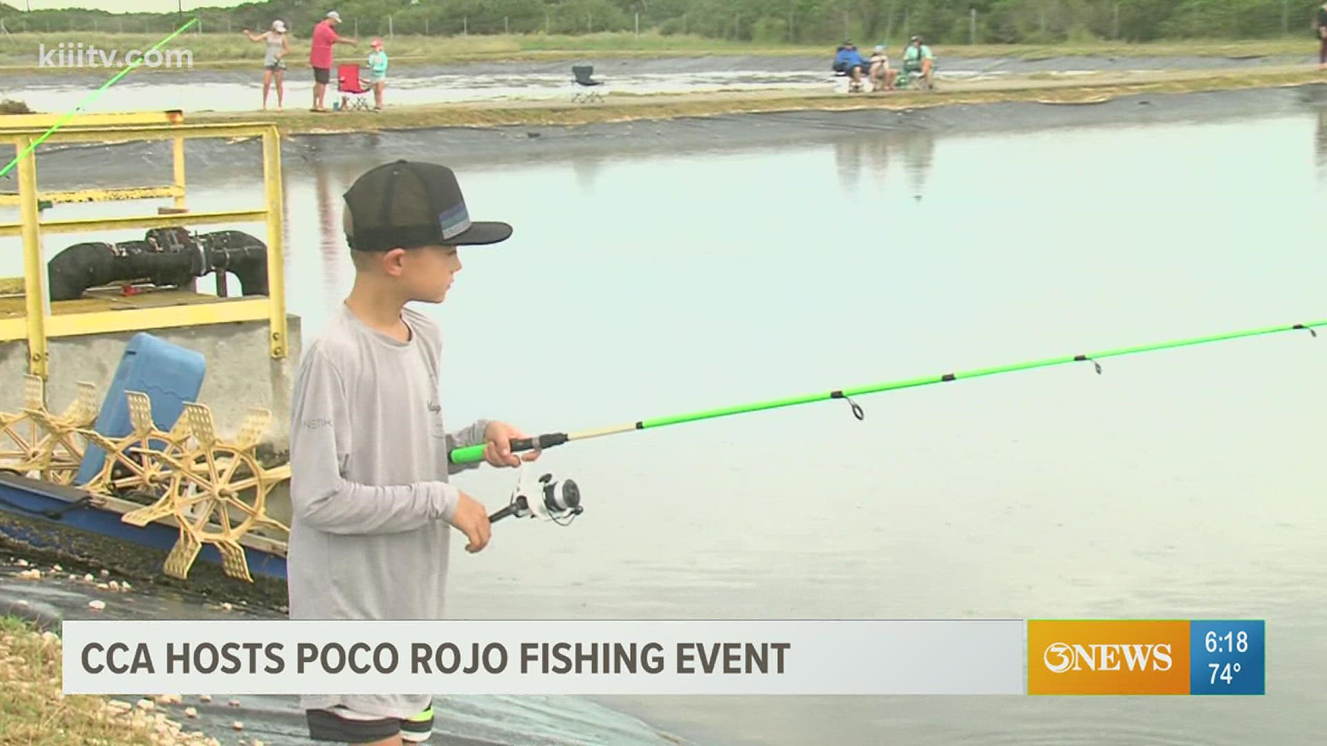The event was hosted to not only show kids and families how to fish, but how to appreciate wildlife in the Coastal Bend.