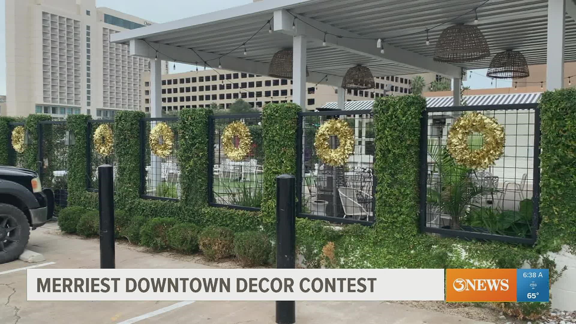 Several businesses have signed up for the competition which brings the joy of the holidays to downtown Corpus Christi.