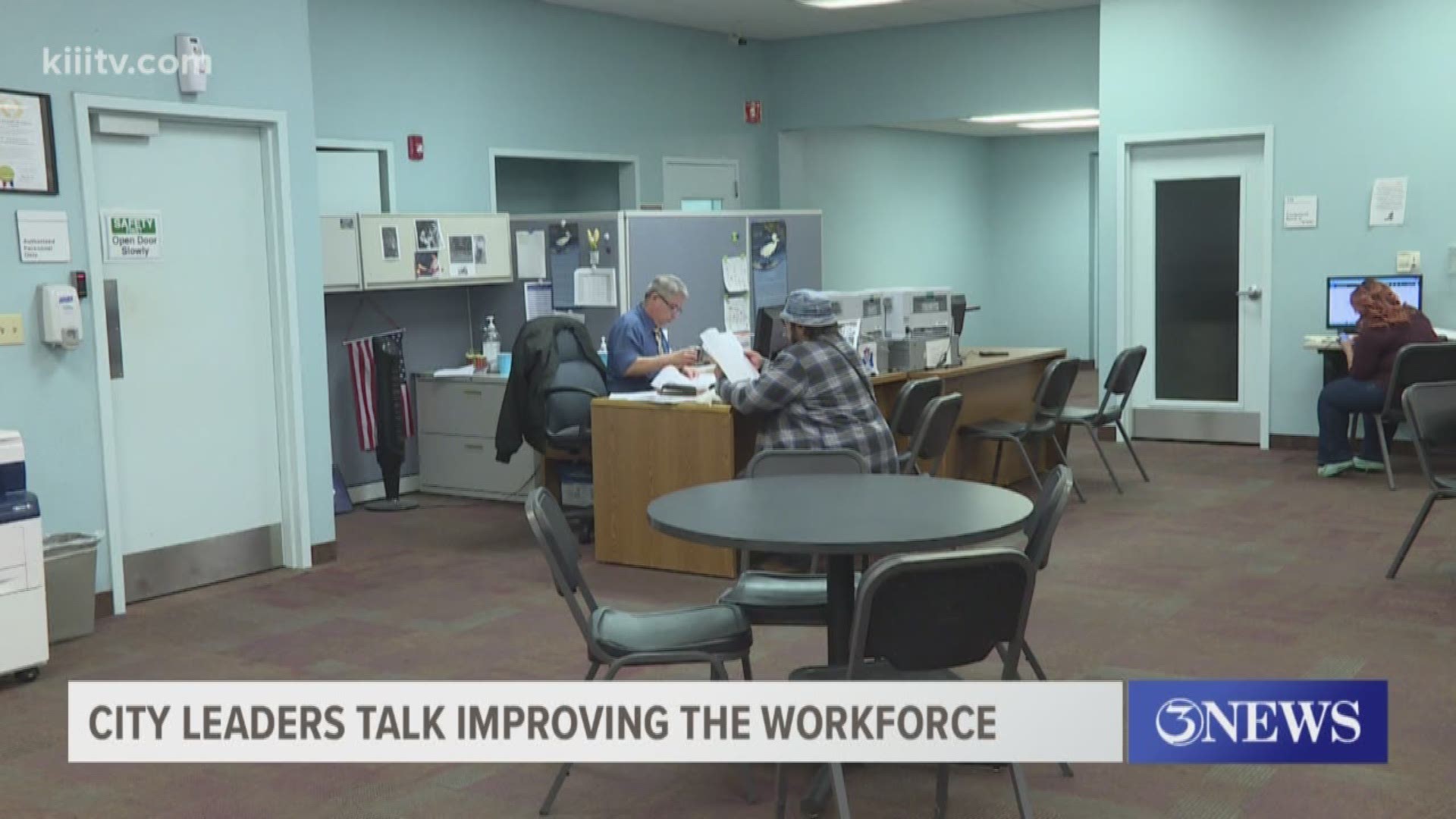 Education and city leaders met to talk about jobs in the Coastal Bend.