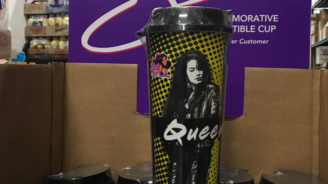 Selena cups now available at Stripes
