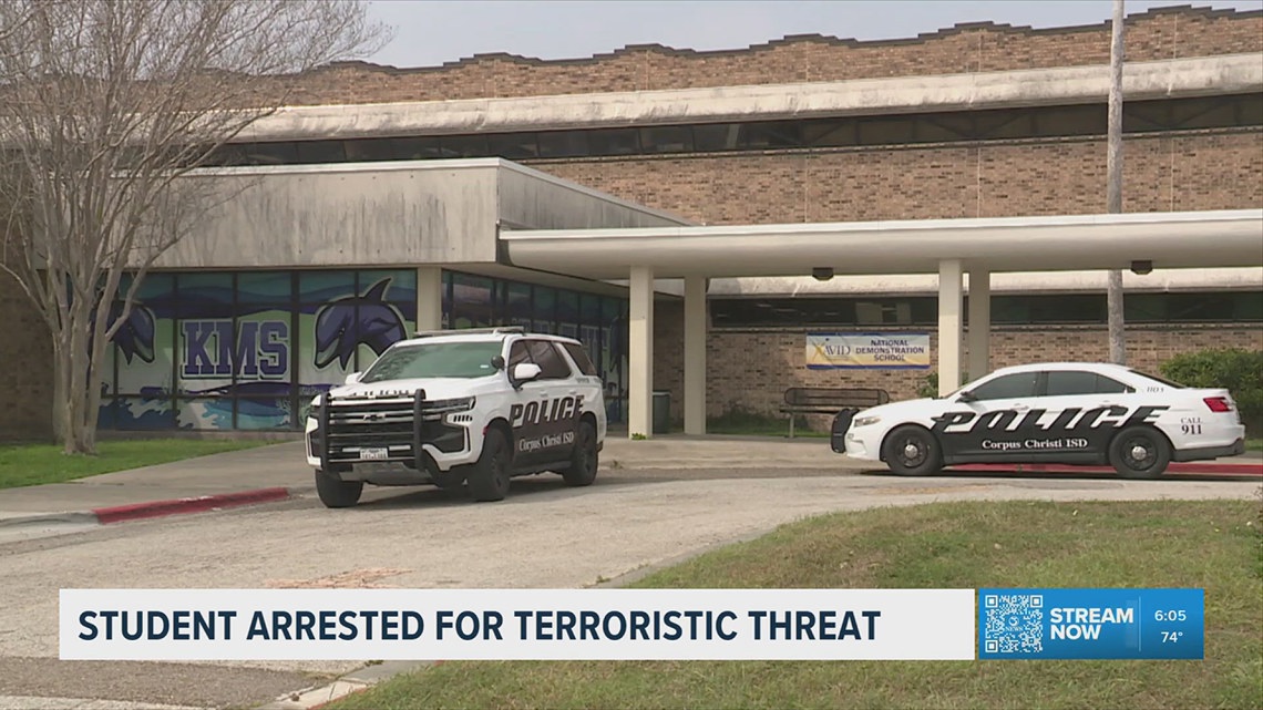 Kaffie student arrested for terroristic threat | kiiitv.com
