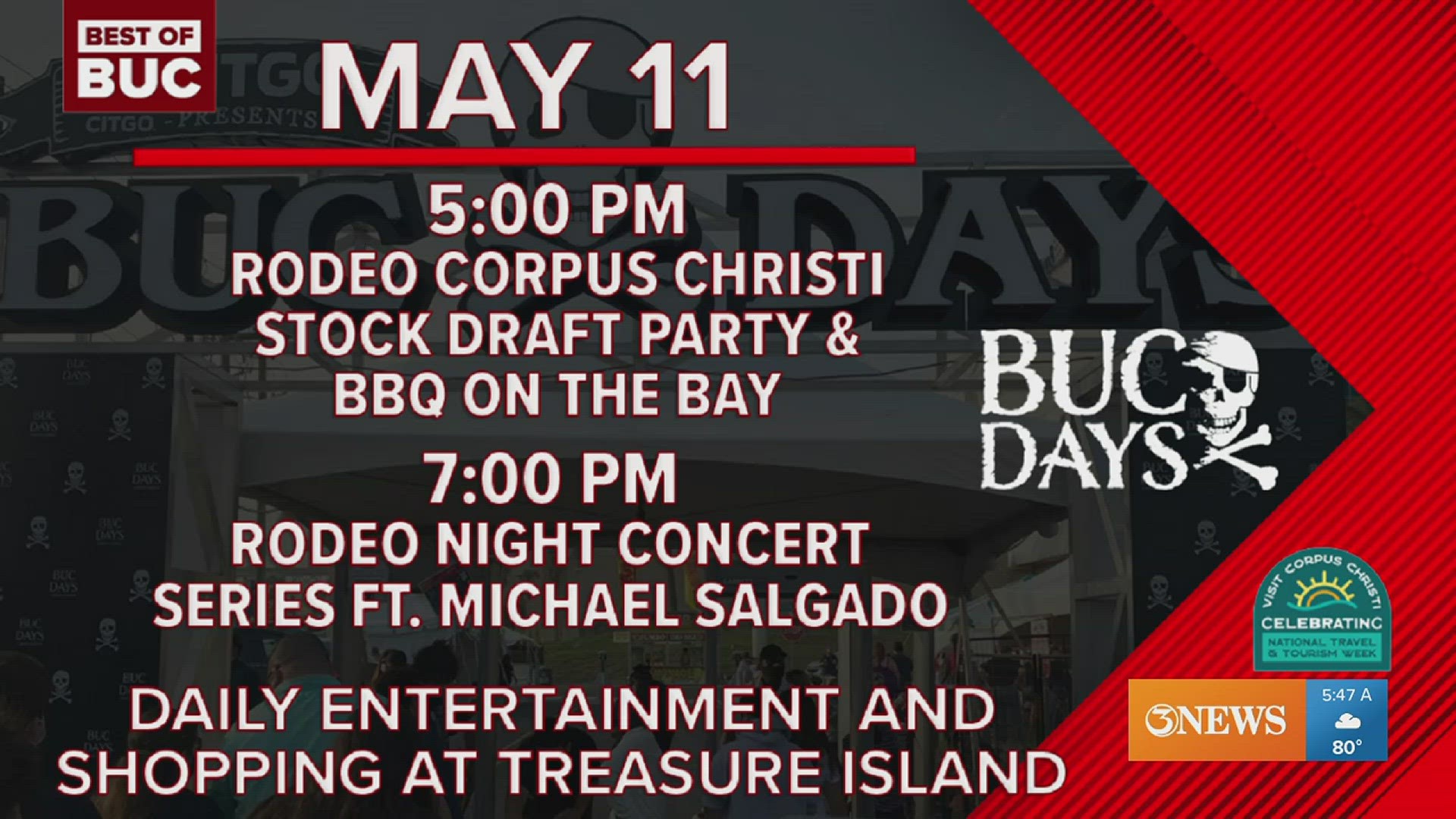 Rodeo Corpus Christi ends tonight with a performance by Michael Salgado!