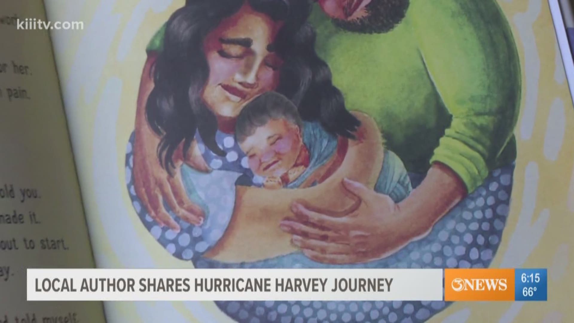 A corpus christi native is sharing his own family's journey about being brave during hurricane Harvey in a new book.