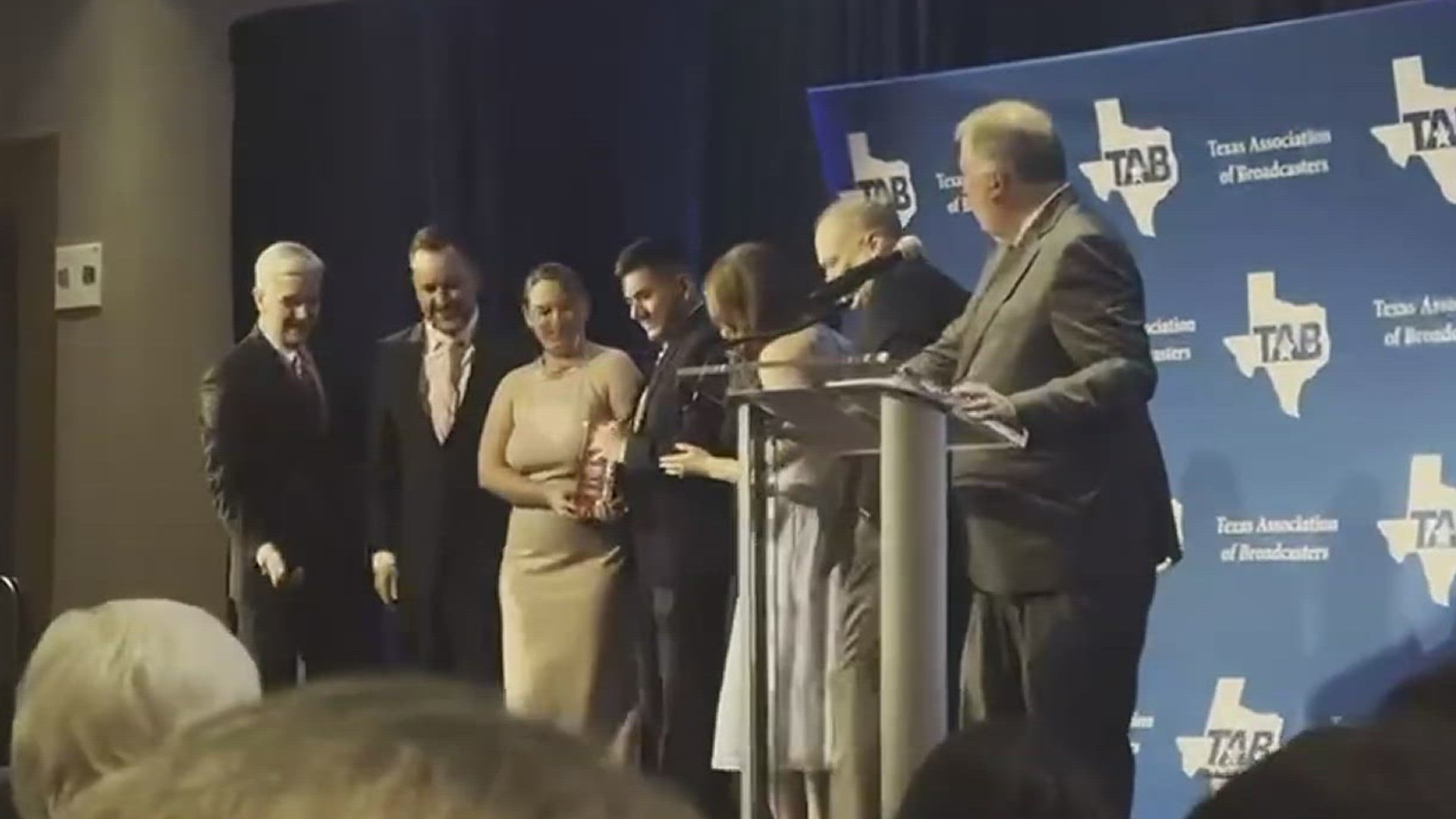 A big congratulations to our KIII 3NEWS team as they bring home an award for best evening newscast at the Texas Association of Broadcast Award ceremonies.