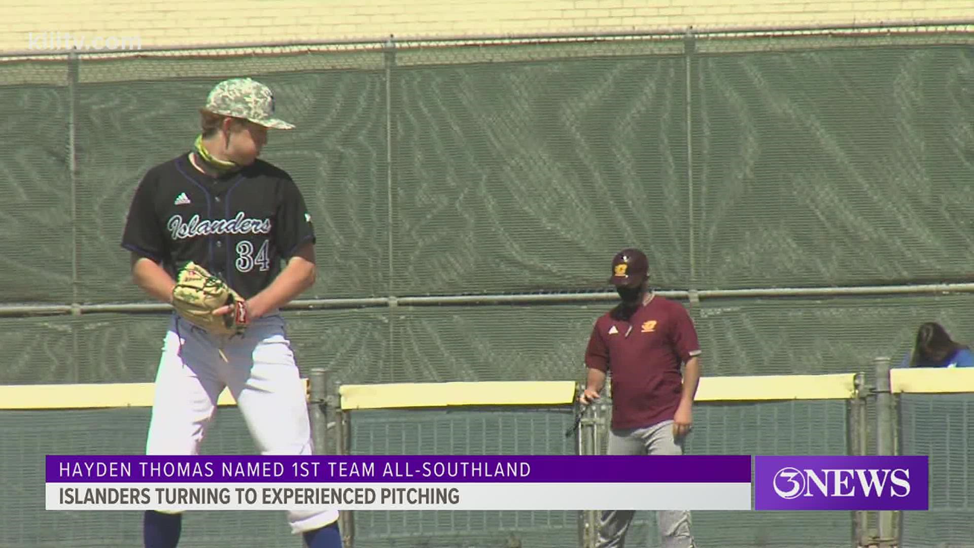 Texas A&M-CC's staff will be anchored by junior Hayden Thomas who Scott Malone says could be the top pitcher in the conference.