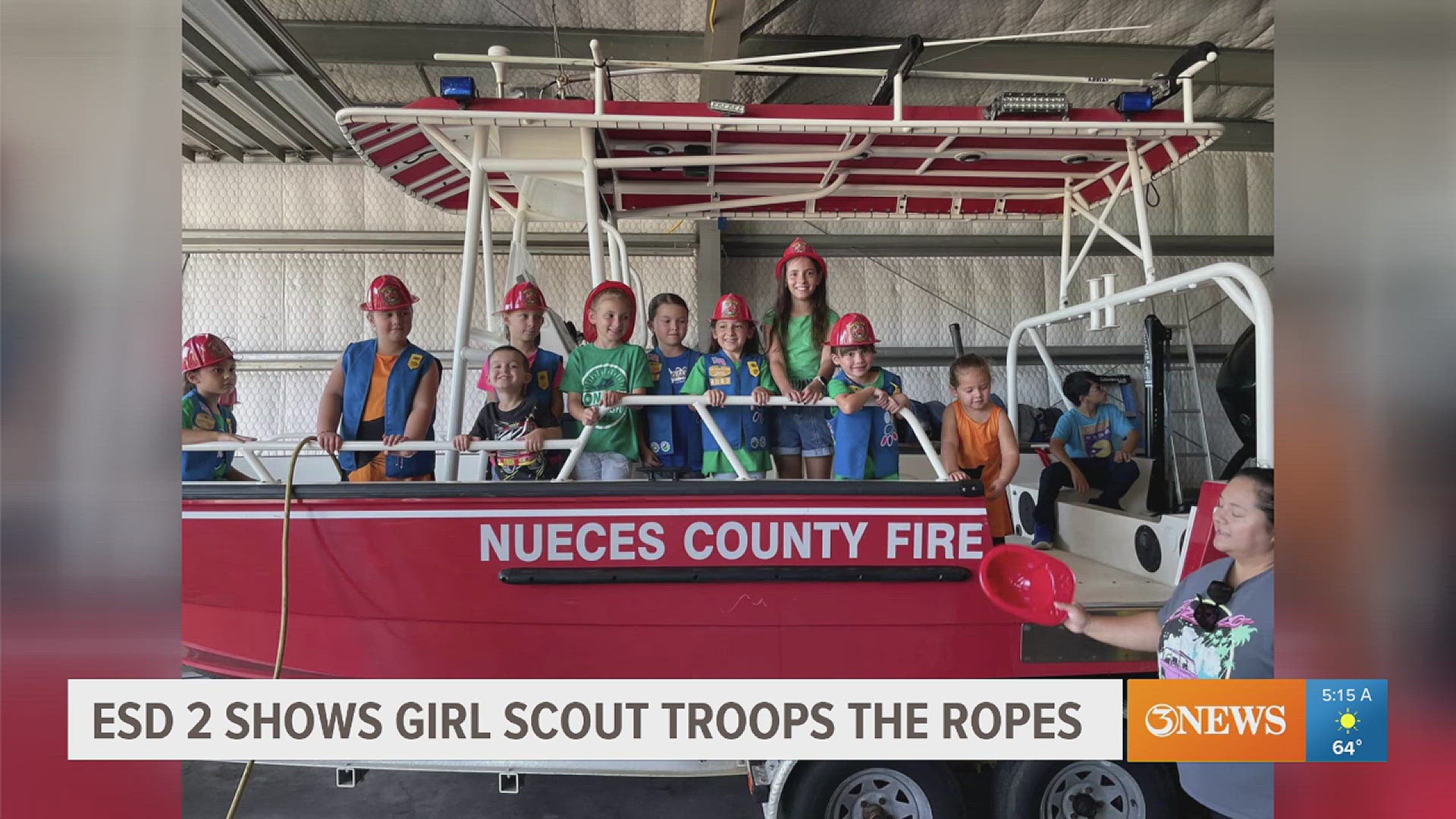 Troop 4063 met with ESD firefighters to learn what it takes to protect lives.