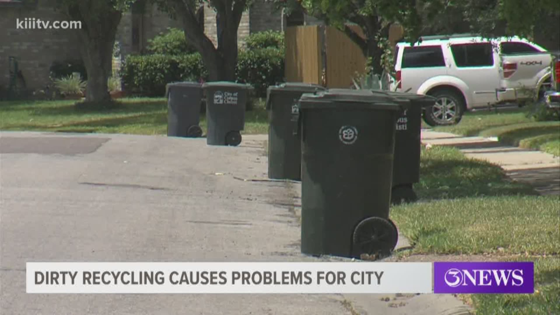 The City of Corpus Christi's Solid Waste Department needs your help keeping the recycling program clean. According to officials, about 30-percent of items put in neighborhood recycling bins to be recycled are dirty, like plastic cups that people throw out that still have liquid inside.