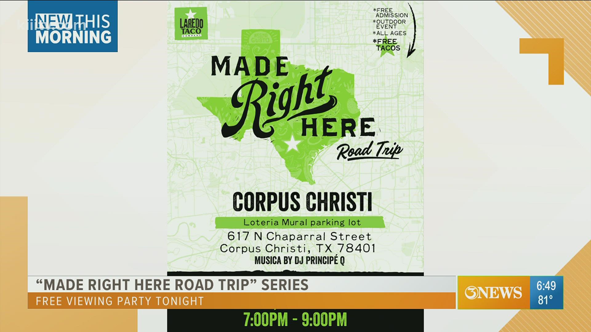 The episode of the series involves Corpus Christi, tacos and Hispanic Heritage Month.