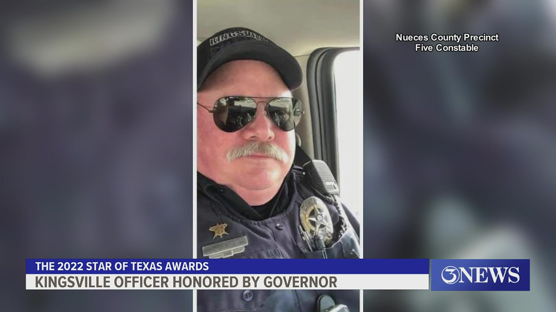 According to Kingsville Police Chief Ricardo Torres, he nominated Benys for the award because of his service and sacrifice for the community.