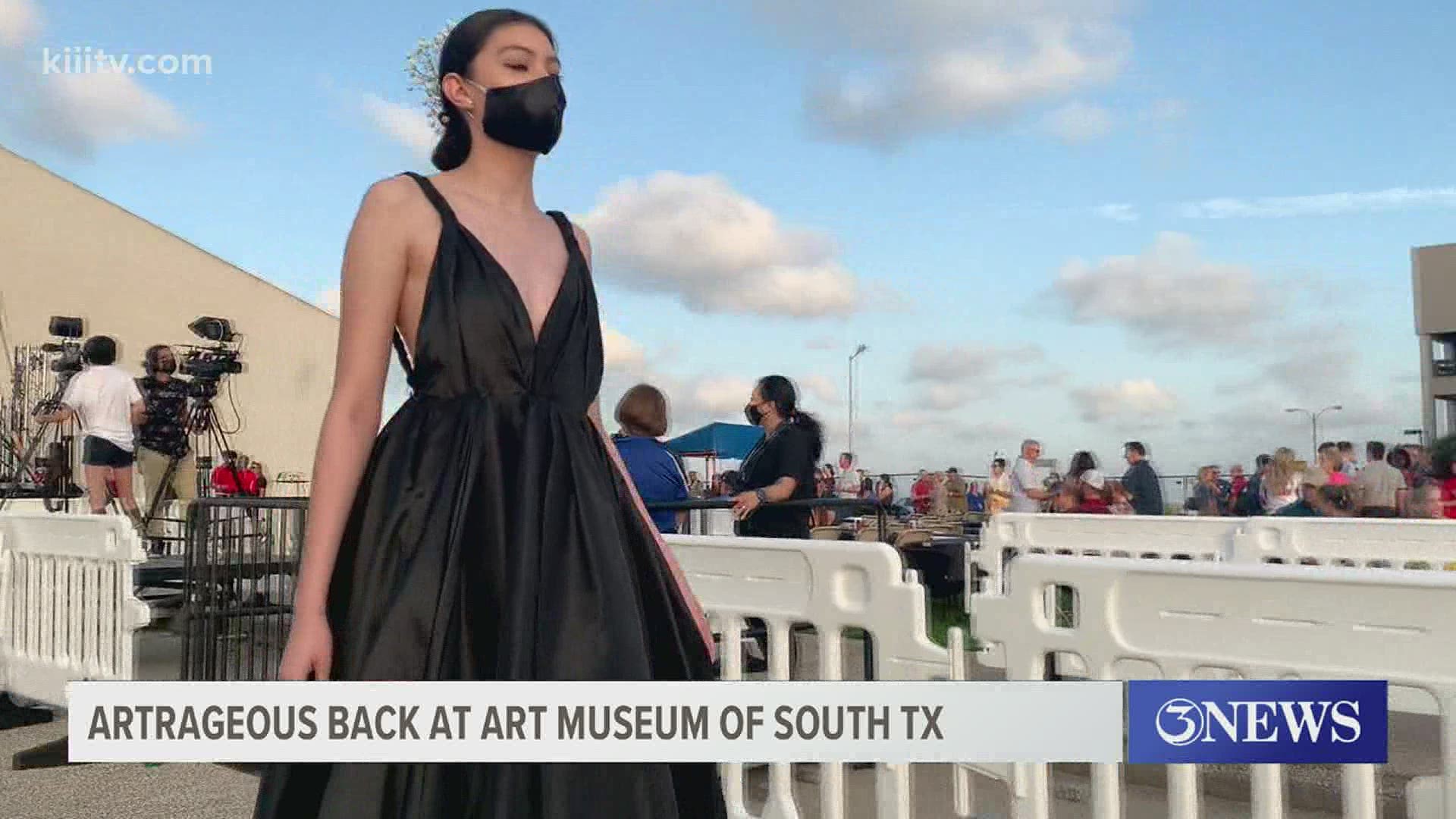 The work of 2020 Texas Fashion Designer Nick Perez made jaws drop along the runway.